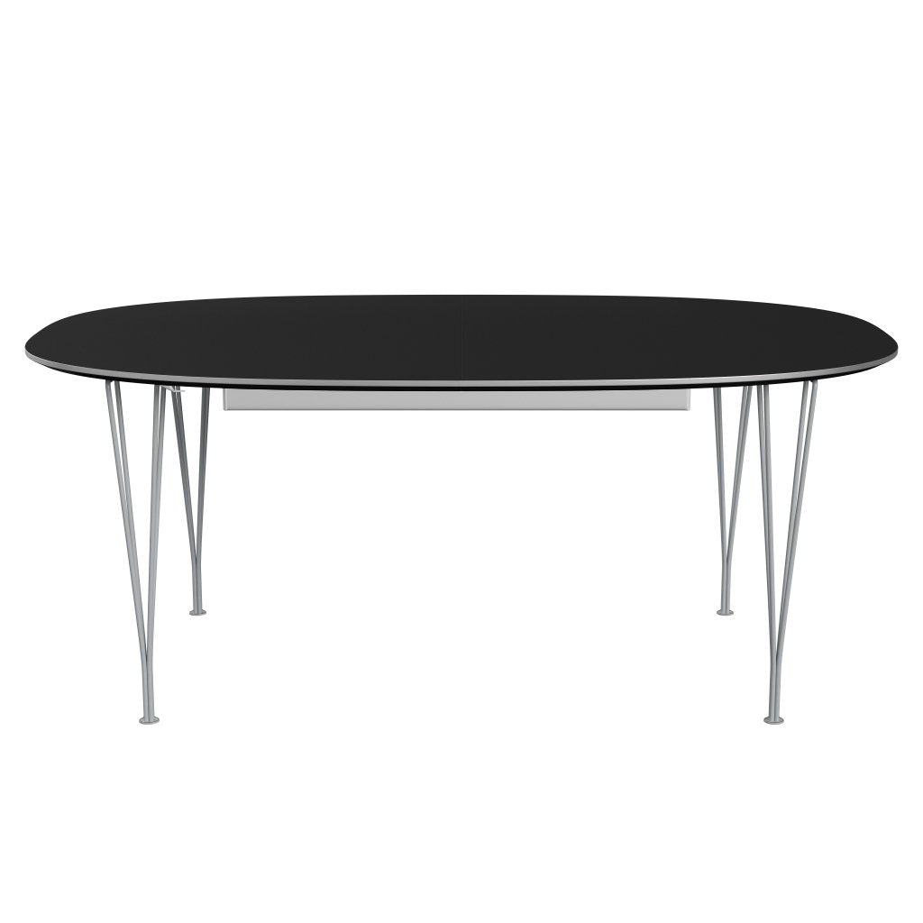 [product_category]-Fritz Hansen Superellipse Extending Table Silvergrey/Black Fenix Laminates, 300x120 Cm-Fritz Hansen-B619-FXBLL-SPAL-SIGREY-FRI-1
