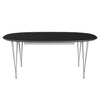 Fritz Hansen Superellipse™ Extending Table Silvergrey/Black Fenix Laminates, 300x120 Cm