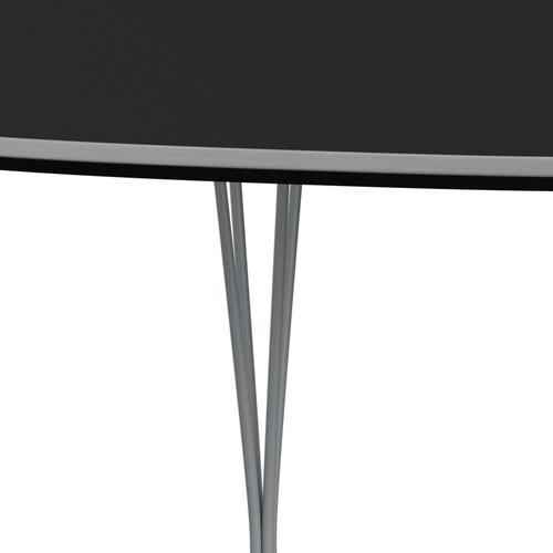 [product_category]-Fritz Hansen Superellipse Extending Table Silvergrey/Black Fenix Laminates, 300x120 Cm-Fritz Hansen-B619-FXBLL-SPAL-SIGREY-FRI-4