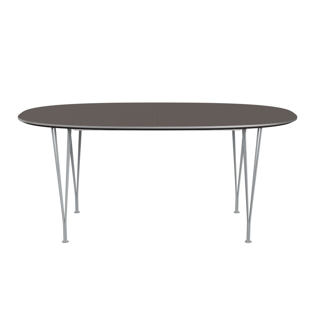 [product_category]-Fritz Hansen Superellipse Extending Table Silvergrey/Grey Fenix Laminates, 270x100 Cm-Fritz Hansen-B620-FXGRL-SPAL-SIGREY-FRI-1