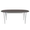 Fritz Hansen Superellipse™ Extending Table Silvergrey/Grey Fenix Laminates, 300x120 Cm