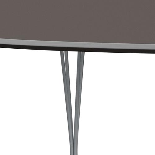 [product_category]-Fritz Hansen Superellipse Extending Table Silvergrey/Grey Fenix Laminates, 300x120 Cm-Fritz Hansen-B619-FXGRL-SPAL-SIGREY-FRI-4