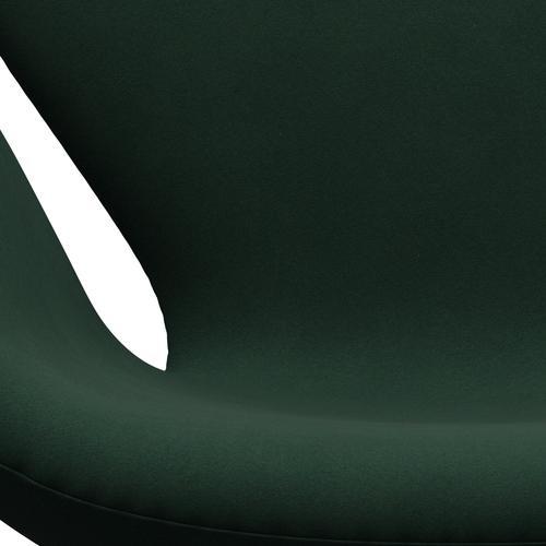 [product_category]-Fritz Hansen Swan Lounge Chair, Black Lacquered/Comfort Dark Green-Fritz Hansen-3320-C00018-BLLA-FRI-6