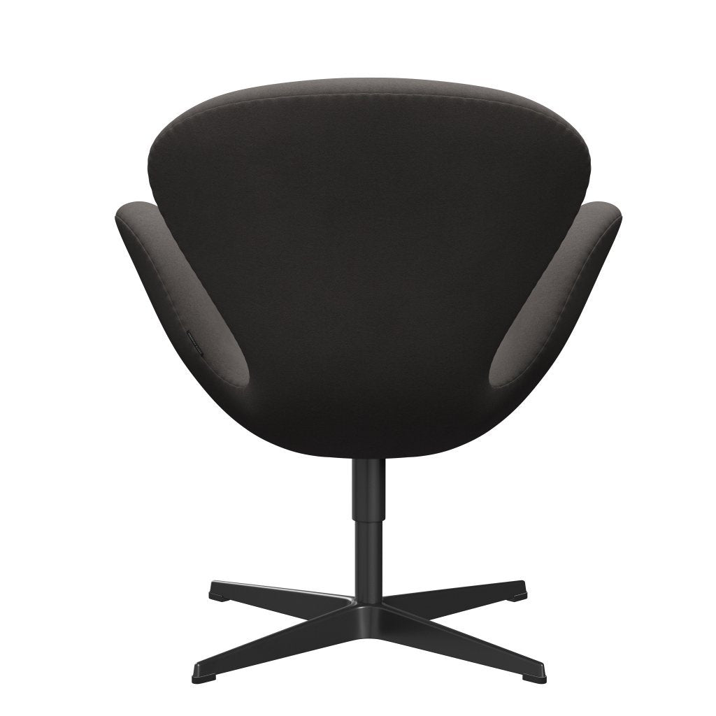 [product_category]-Fritz Hansen Swan Lounge Chair, Black Lacquered/Comfort Dark Grey (60008)-Fritz Hansen-3320-C60008-BLLA-FRI-4