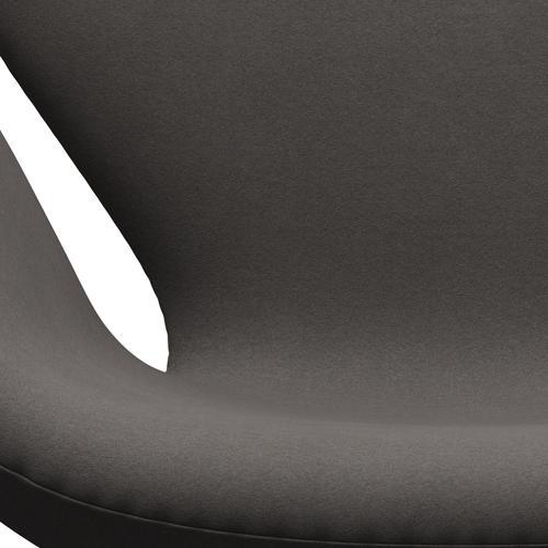 [product_category]-Fritz Hansen Swan Lounge Chair, Black Lacquered/Comfort Dark Grey (60008)-Fritz Hansen-3320-C60008-BLLA-FRI-6