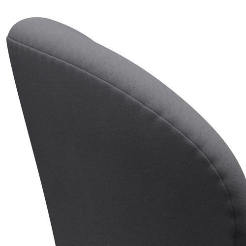 [product_category]-Fritz Hansen Swan Lounge Chair, Black Lacquered/Comfort Grey (01012)-Fritz Hansen-3320-C01012-BLLA-FRI-5