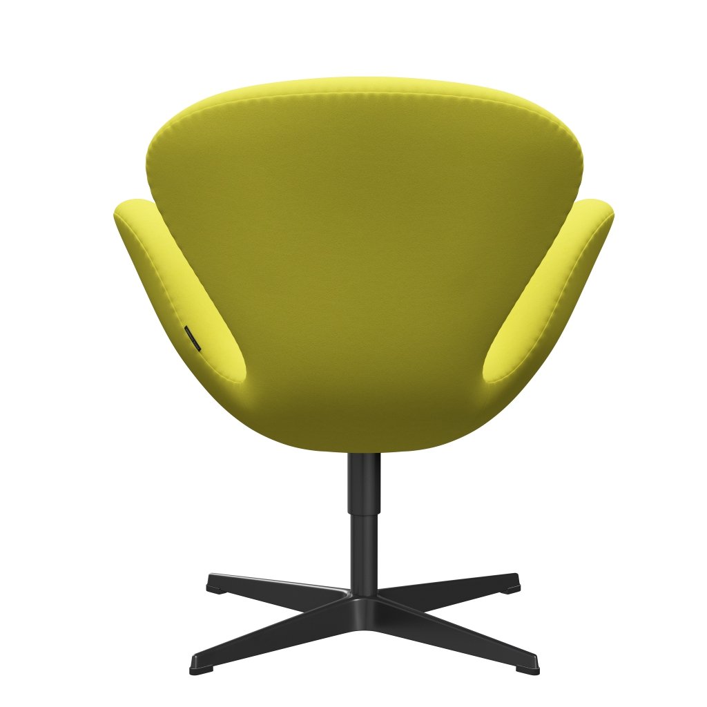[product_category]-Fritz Hansen Swan Lounge Chair, Black Lacquered/Comfort Light Yellow-Fritz Hansen-3320-C62005-BLLA-FRI-4