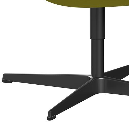 [product_category]-Fritz Hansen Swan Lounge Chair, Black Lacquered/Comfort Light Yellow-Fritz Hansen-3320-C62005-BLLA-FRI-7