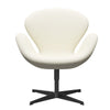  Swan™ Lounge Chair Black Lacquered/Comfort White
