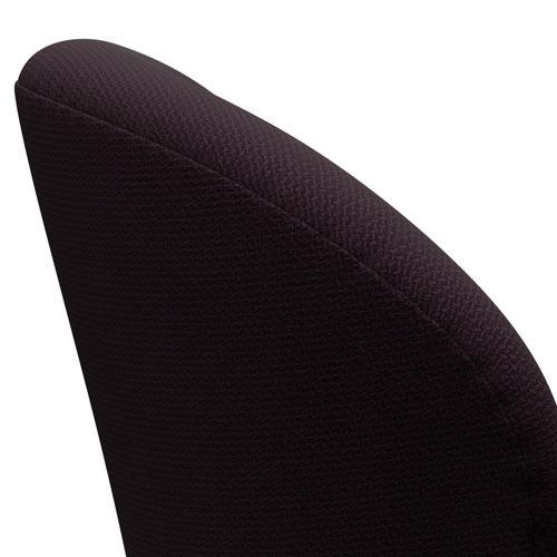 [product_category]-Fritz Hansen Swan Lounge Chair, Black Lacquered/Diablo Plum-Fritz Hansen-3320-DIA301-BLLA-FRI-5