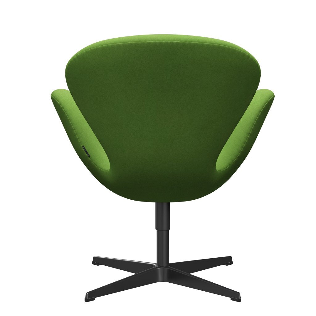 [product_category]-Fritz Hansen Swan Lounge Chair, Black Lacquered/Divina Lime Light-Fritz Hansen-3320-DIV956-BLLA-FRI-4