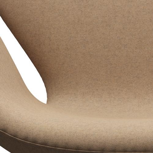 [product_category]-Fritz Hansen Swan Lounge Chair, Black Lacquered/Divina Md Cappuccino-Fritz Hansen-3320-DMD413-BLLA-FRI-6