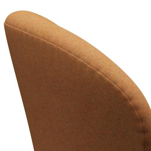 [product_category]-Fritz Hansen Swan Lounge Chair, Black Lacquered/Divina Md Carrot-Fritz Hansen-3320-DMD433-BLLA-FRI-5