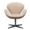 Fritz Hansen Swan™ Lounge Chair, Black Lacquered/Divina Md Crème