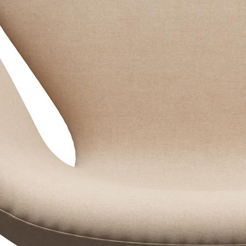 [product_category]-Fritz Hansen Swan Lounge Chair, Black Lacquered/Divina Md Crème-Fritz Hansen-3320-DMD203-BLLA-FRI-6