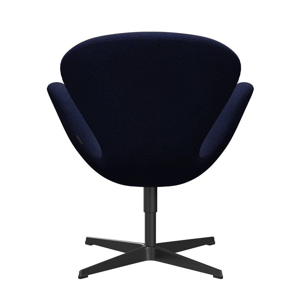 [product_category]-Fritz Hansen Swan Lounge Chair, Black Lacquered/Divina Md Midnight Blue-Fritz Hansen-3320-DMD773-BLLA-FRI-4