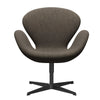 Fritz Hansen Swan™ Lounge Chair, Black Lacquered/Divina Md Mole