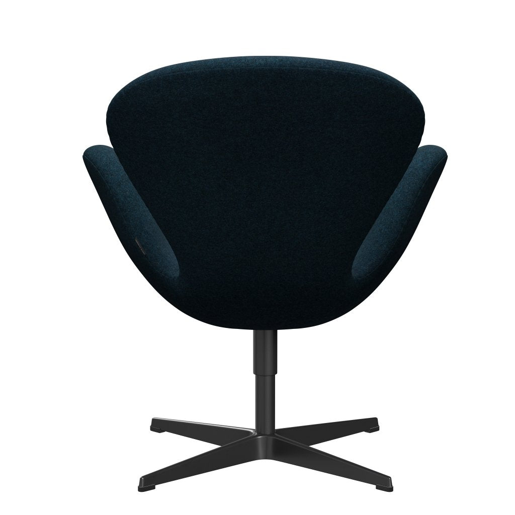 [product_category]-Fritz Hansen Swan Lounge Chair, Black Lacquered/Divina Md Petrol Dark-Fritz Hansen-3320-DMD873-BLLA-FRI-4