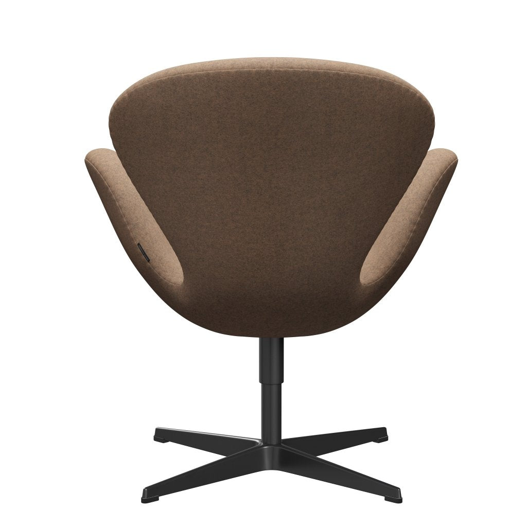 [product_category]-Fritz Hansen Swan Lounge Chair, Black Lacquered/Divina Melange Grey Nude-Fritz Hansen-3320-DIM517-BLLA-FRI-4