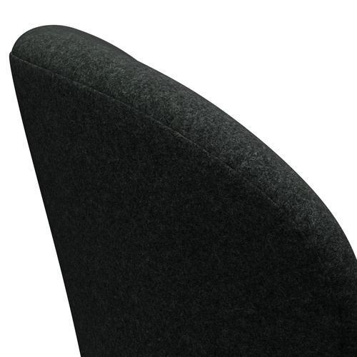[product_category]-Fritz Hansen Swan Lounge Chair, Black Lacquered/Divina Melange Salt & Pepper-Fritz Hansen-3320-DIM180-BLLA-FRI-5