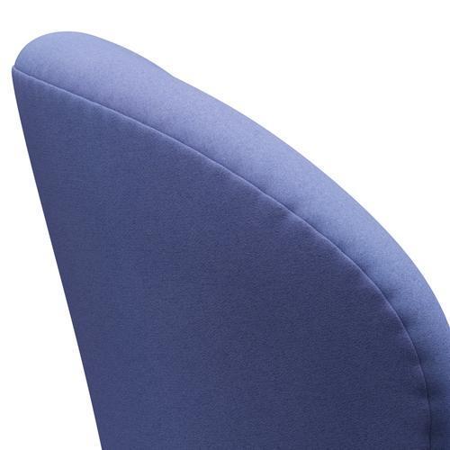 [product_category]-Fritz Hansen Swan Lounge Chair, Black Lacquered/Divina Pastel Blue-Fritz Hansen-3320-DIV676-BLLA-FRI-5