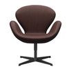  Swan™ Lounge Chair Black Lacquered/Embrace Concrete
