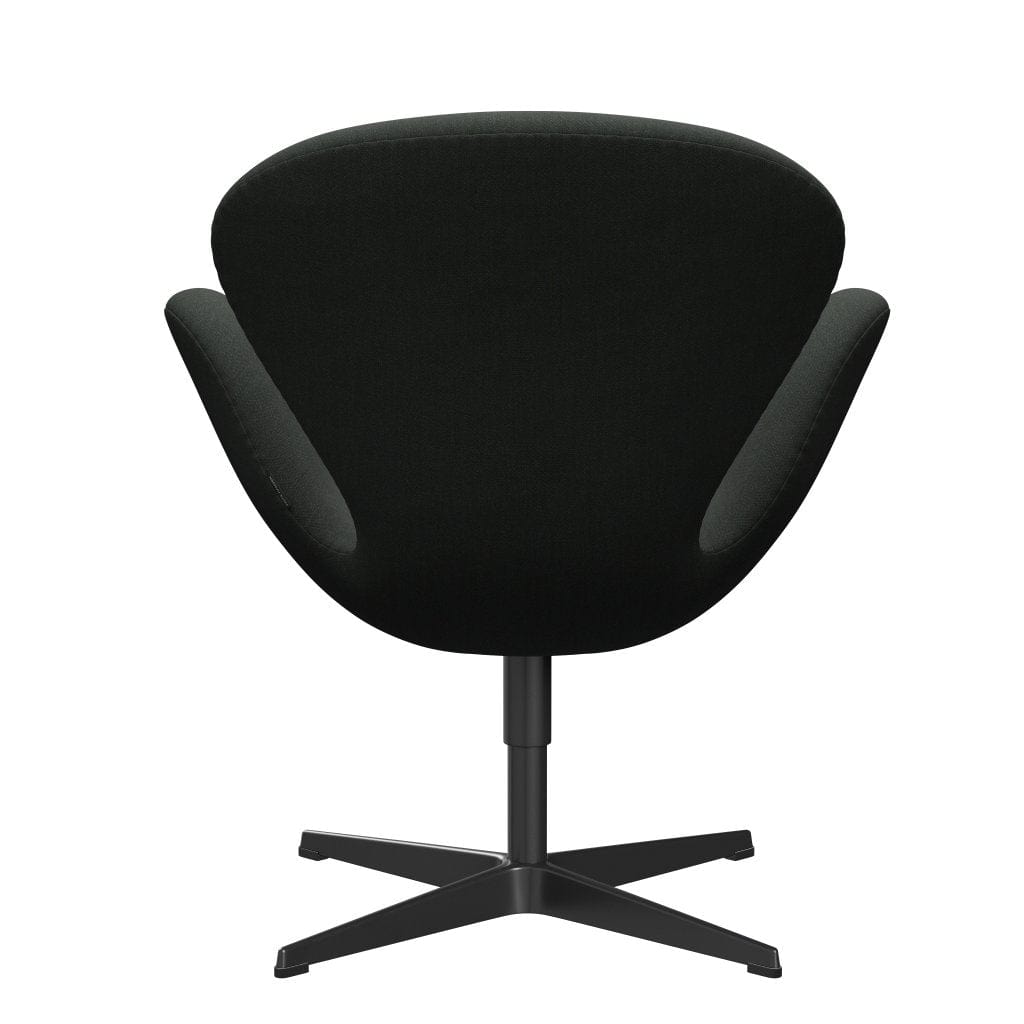 [product_category]-Fritz Hansen Swan Lounge Chair, Black Lacquered/Fiord Black Multicoloured-Fritz Hansen-3320-FIO991-BLLA-FRI-4