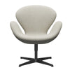 Fritz Hansen Swan™ Lounge Chair, Black Lacquered/Fiord Grey