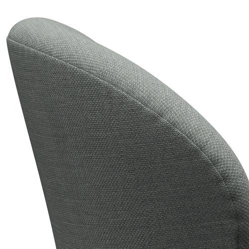 [product_category]-Fritz Hansen Swan Lounge Chair, Black Lacquered/Fiord Medium Grey-Fritz Hansen-3320-FIO151-BLLA-FRI-5