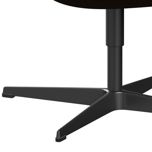 [product_category]-Fritz Hansen Swan Lounge Chair, Black Lacquered/Hallingdal Brown-Fritz Hansen-3320-HAL350-BLLA-FRI-7