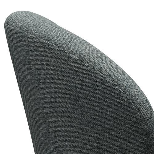 [product_category]-Fritz Hansen Swan Lounge Chair, Black Lacquered/Hallingdal Grey-Fritz Hansen-3320-HAL130-BLLA-FRI-5