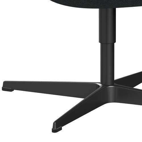 [product_category]-Fritz Hansen Swan Lounge Chair, Black Lacquered/Hallingdal Grey-Fritz Hansen-3320-HAL130-BLLA-FRI-7