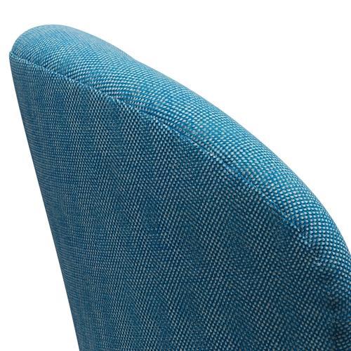 [product_category]-Fritz Hansen Swan Lounge Chair, Black Lacquered/Hallingdal White/Turquoise-Fritz Hansen-3320-HAL840-BLLA-FRI-5