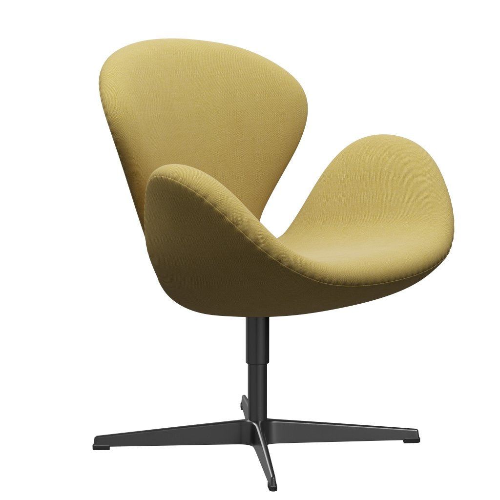 [product_category]-Fritz Hansen Swan Lounge Chair, Black Lacquered/Rime Lime Green/White-Fritz Hansen-3320-RIM911-BLLA-FRI-2