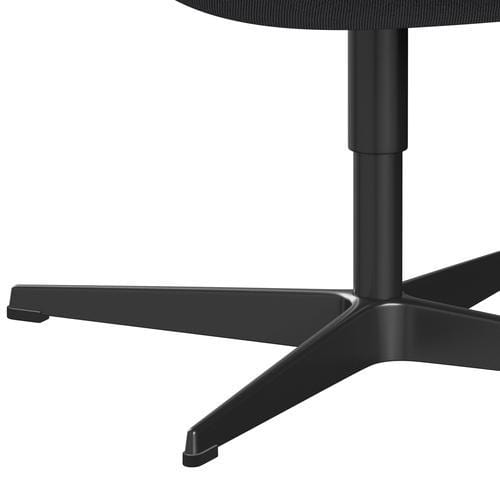 [product_category]-Fritz Hansen Swan Lounge Chair, Black Lacquered/Rime Salt & Pepper-Fritz Hansen-3320-RIM151-BLLA-FRI-7