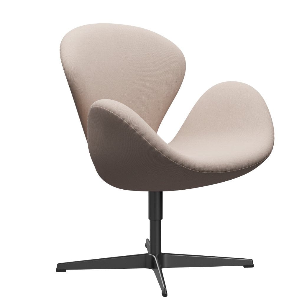 [product_category]-Fritz Hansen Swan Lounge Chair, Black Lacquered/Rime Sand Light-Fritz Hansen-3320-RIM111-BLLA-FRI-2
