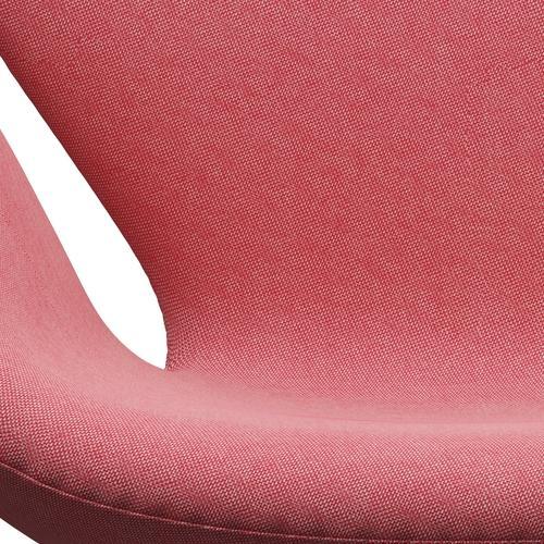 [product_category]-Fritz Hansen Swan Lounge Chair, Black Lacquered/Rims Light Red/White-Fritz Hansen-3320-RIM621-BLLA-FRI-6