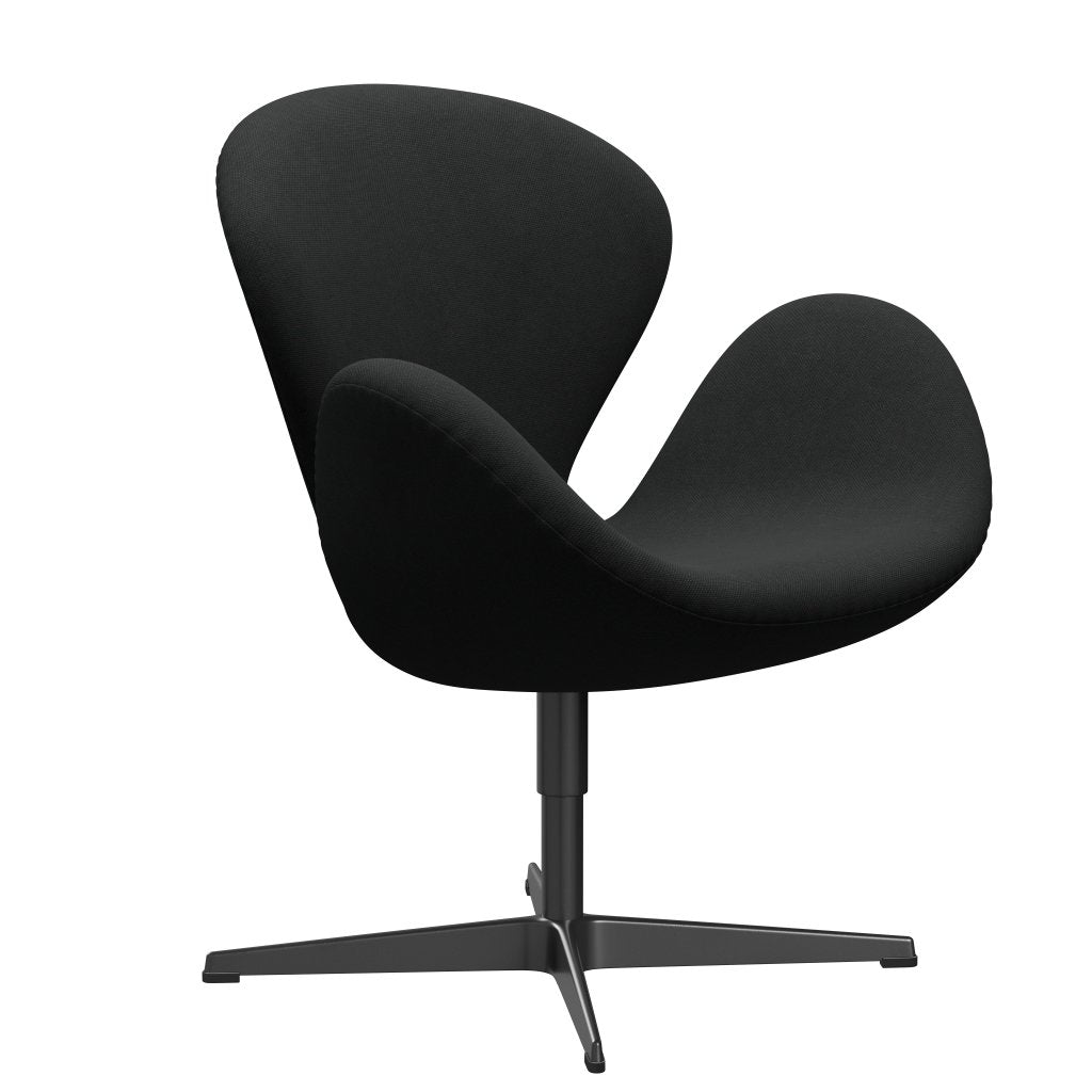 [product_category]-Fritz Hansen Swan Lounge Chair, Black Lacquered/Steelcut Dark Brown (380)-Fritz Hansen-3320-STI380-BLLA-FRI-2