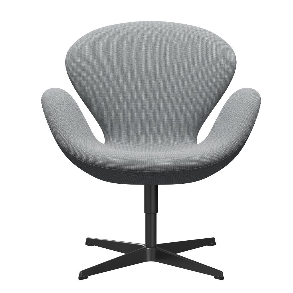[product_category]-Fritz Hansen Swan Lounge Chair, Black Lacquered/Steelcut Trio Beige-Fritz Hansen-3320-STR113-BLLA-FRI-1