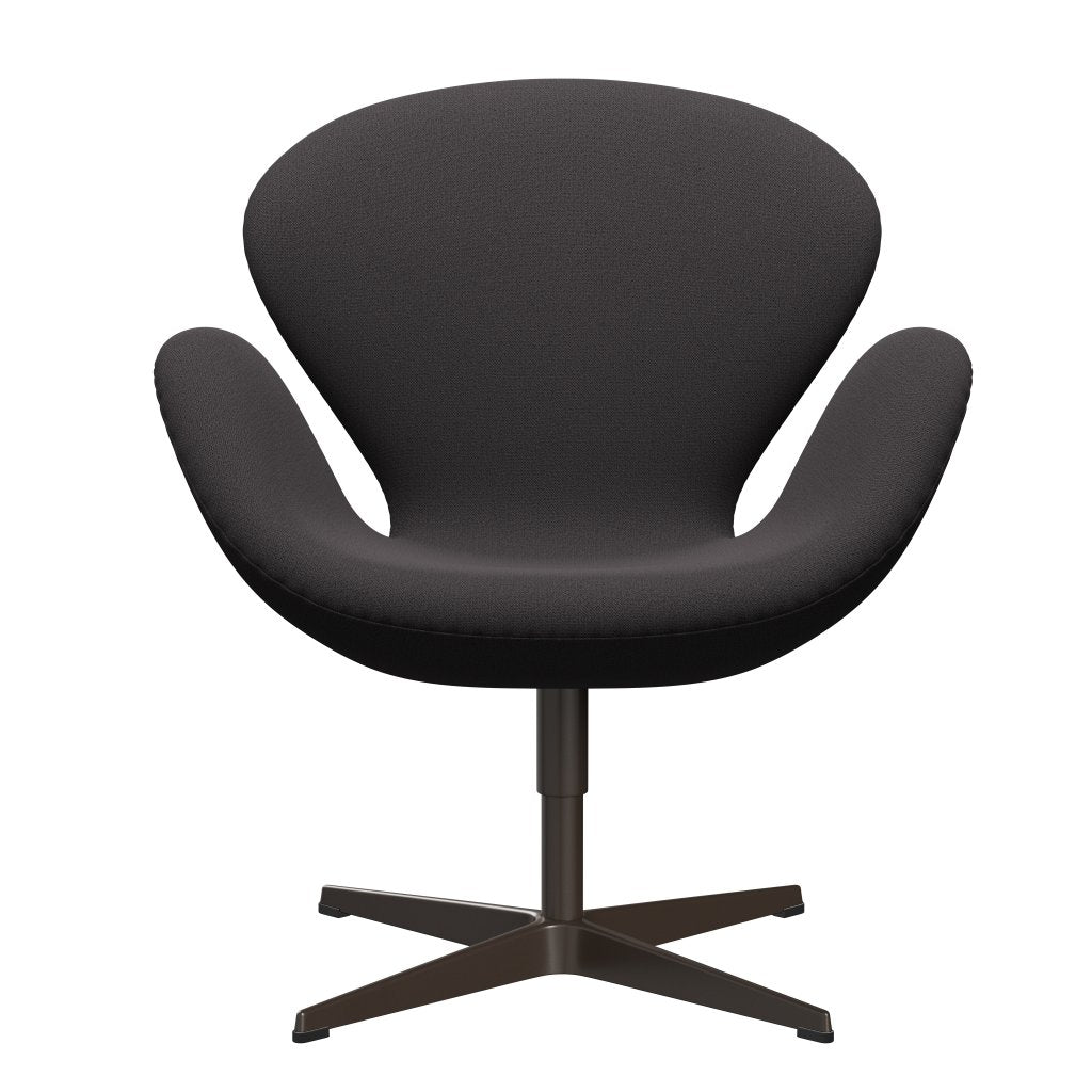 [product_category]-Fritz Hansen Swan Lounge Chair, Brown Bronze/Capture Charcoal-Fritz Hansen-3320-CP5501-BBBASE-FRI-1