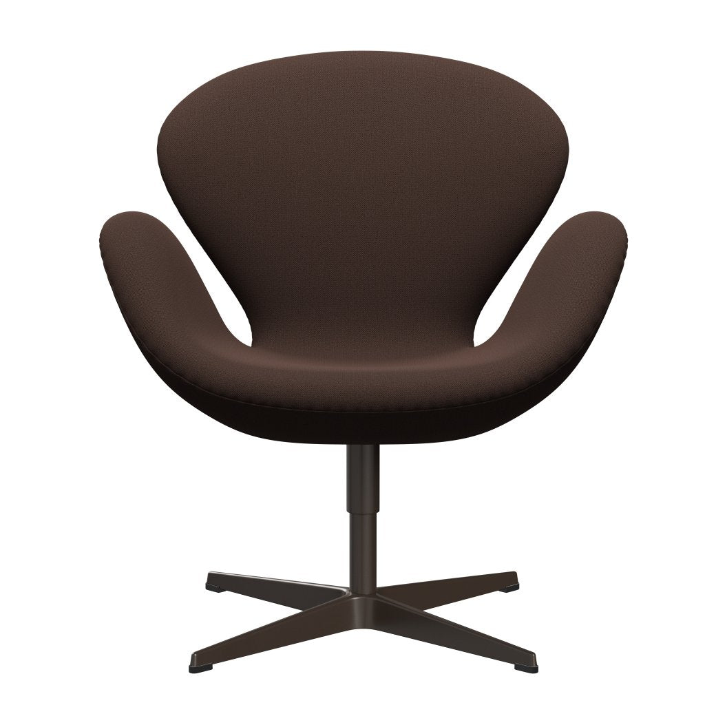 [product_category]-Fritz Hansen Swan Lounge Chair, Brown Bronze/Capture Chocolate Brown-Fritz Hansen-3320-CP6901-BBBASE-FRI-1