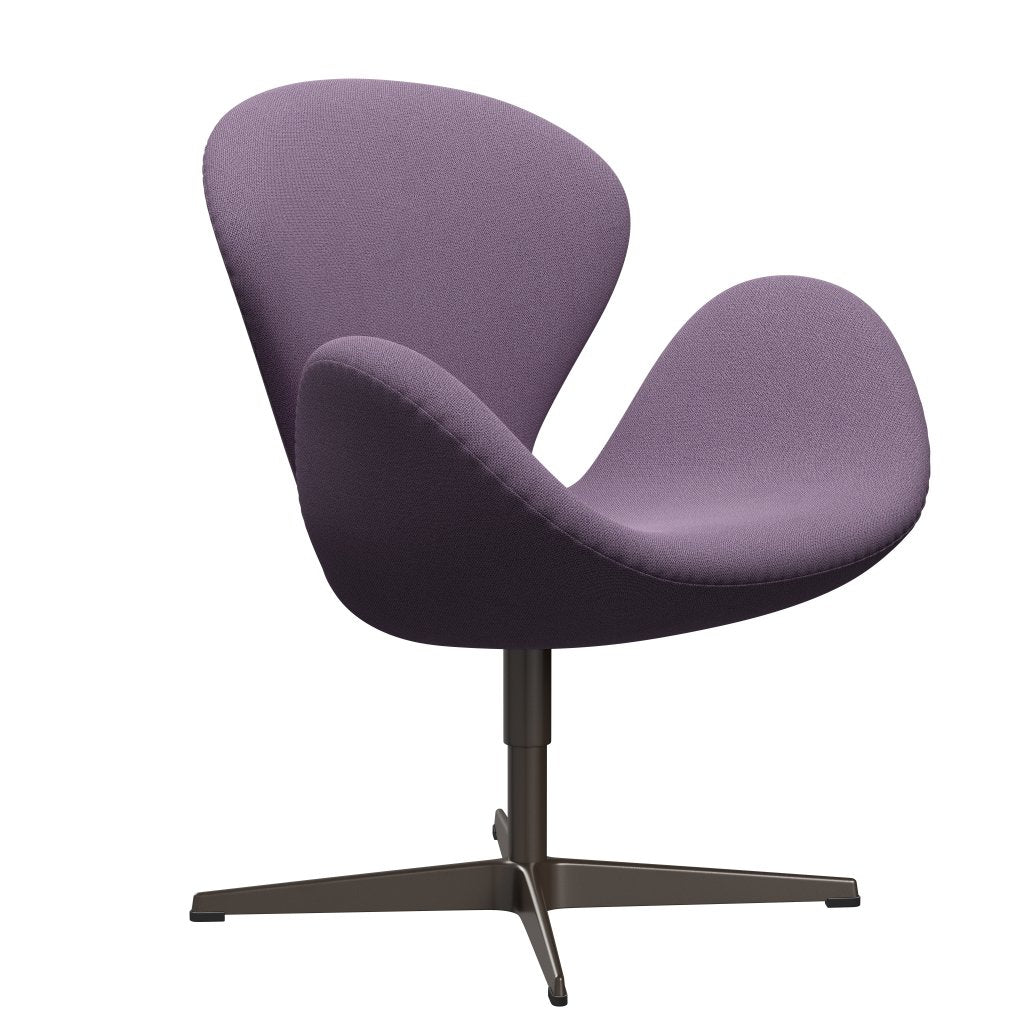 [product_category]-Fritz Hansen Swan Lounge Chair, Brown Bronze/Capture Light Violet-Fritz Hansen-3320-CP4501-BBBASE-FRI-2