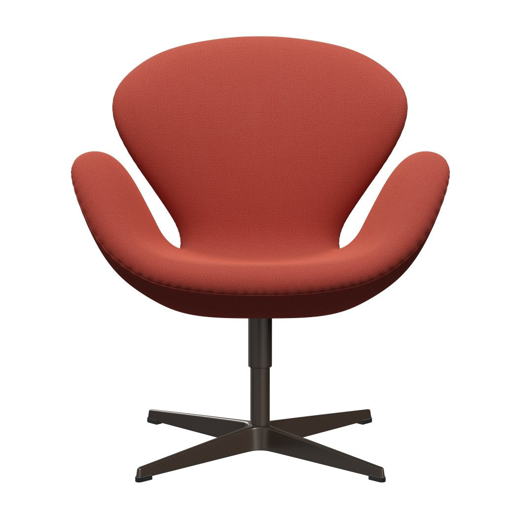 [product_category]-Fritz Hansen Swan Lounge Chair, Brown Bronze/Capture Orange Dark-Fritz Hansen-3320-CP4702-BBBASE-FRI-1