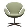 Swan Lounge stol brun bronze/fangst blød grøn