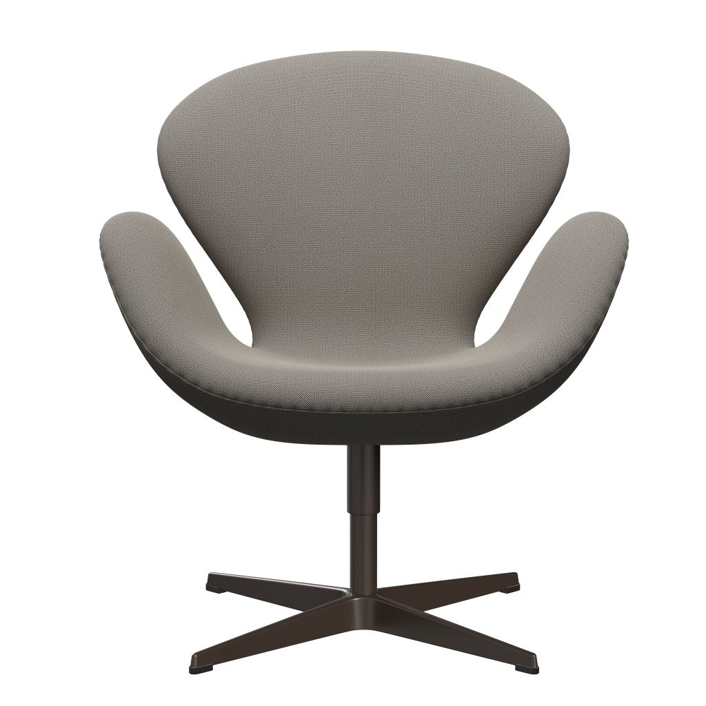 [product_category]-Fritz Hansen Swan Lounge Chair, Brown Bronze/Capture Warm Grey-Fritz Hansen-3320-CP4401-BBBASE-FRI-1