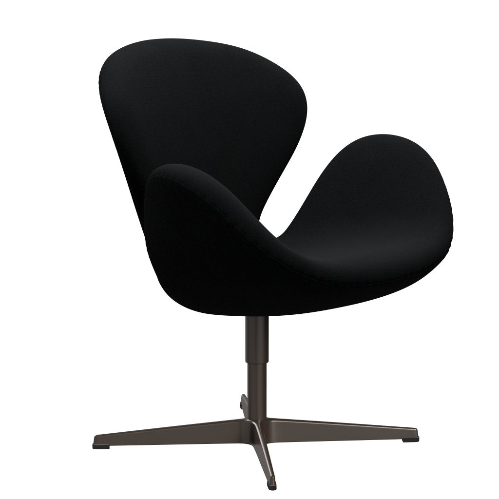[product_category]-Fritz Hansen Swan Lounge Chair, Brown Bronze/Christianshavn Black Uni-Fritz Hansen-3320-CH1175-BBBASE-FRI-2