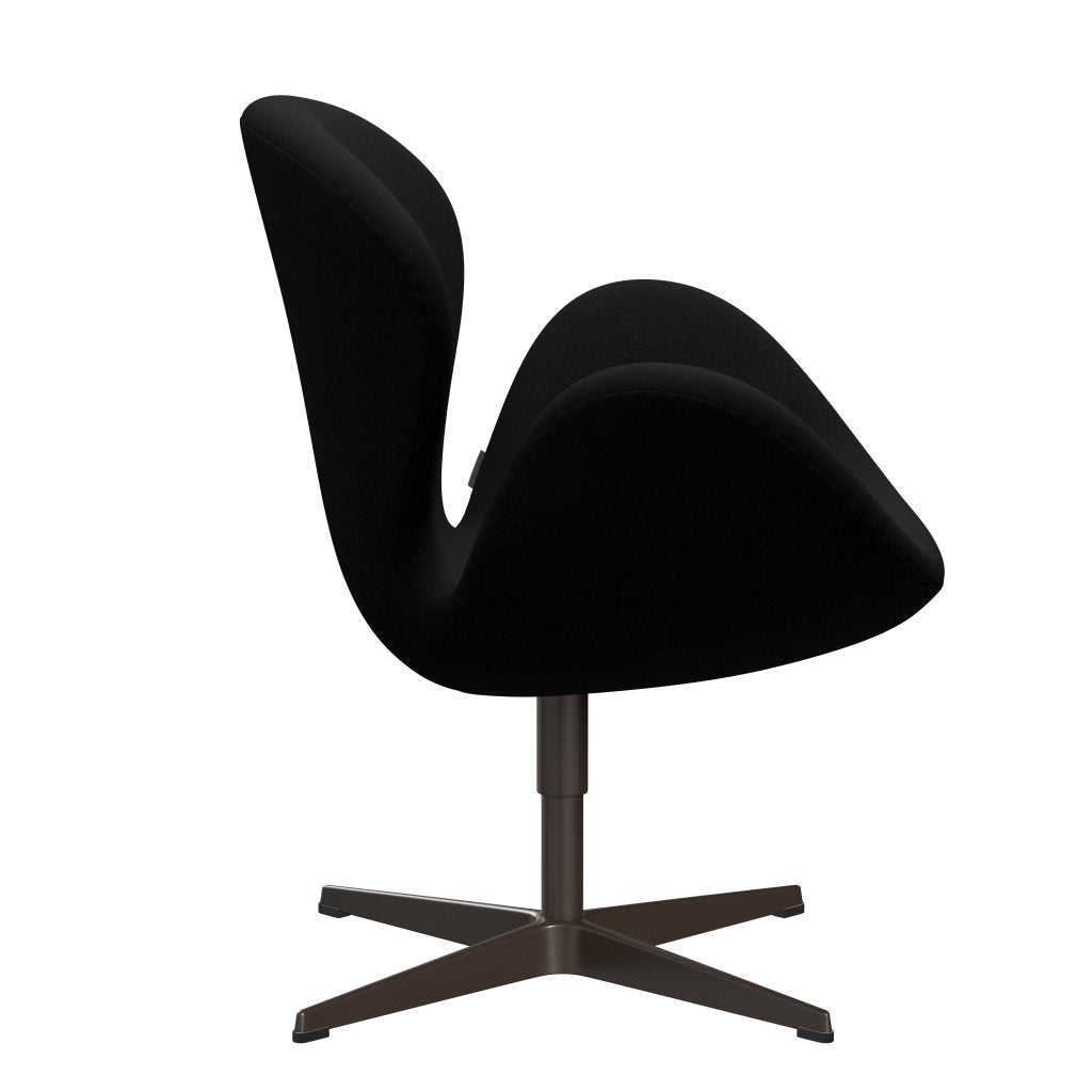 [product_category]-Fritz Hansen Swan Lounge Chair, Brown Bronze/Christianshavn Black Uni-Fritz Hansen-3320-CH1175-BBBASE-FRI-3