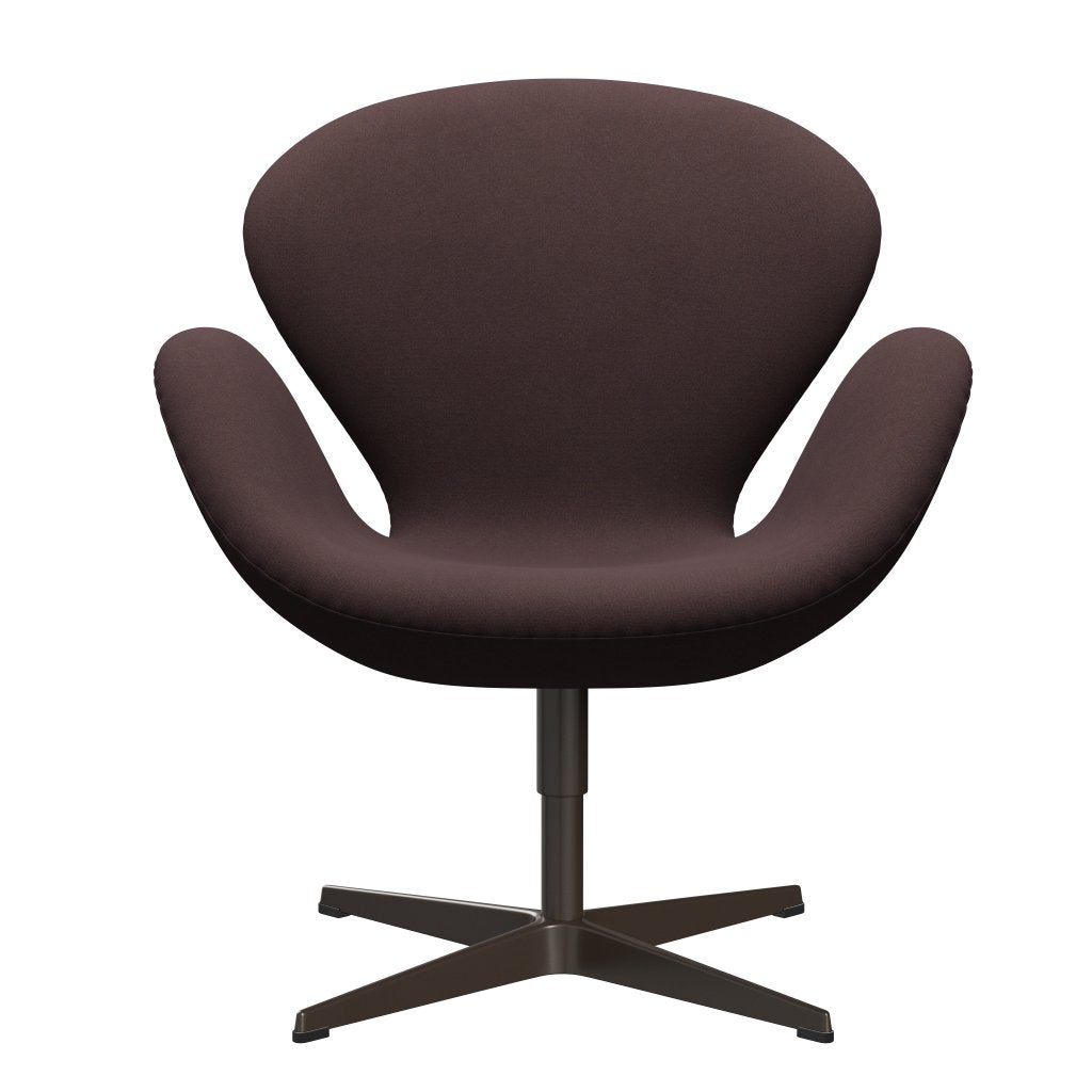 [product_category]-Fritz Hansen Swan Lounge Chair, Brown Bronze/Christianshavn Blue/Orange-Fritz Hansen-3320-CH1135-BBBASE-FRI-1