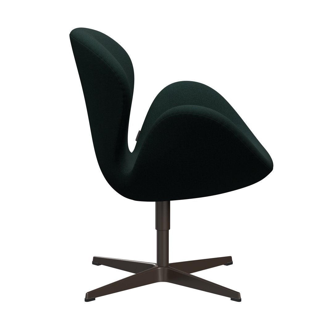 [product_category]-Fritz Hansen Swan Lounge Chair, Brown Bronze/Christianshavn Dark Green-Fritz Hansen-3320-CH1161-BBBASE-FRI-3