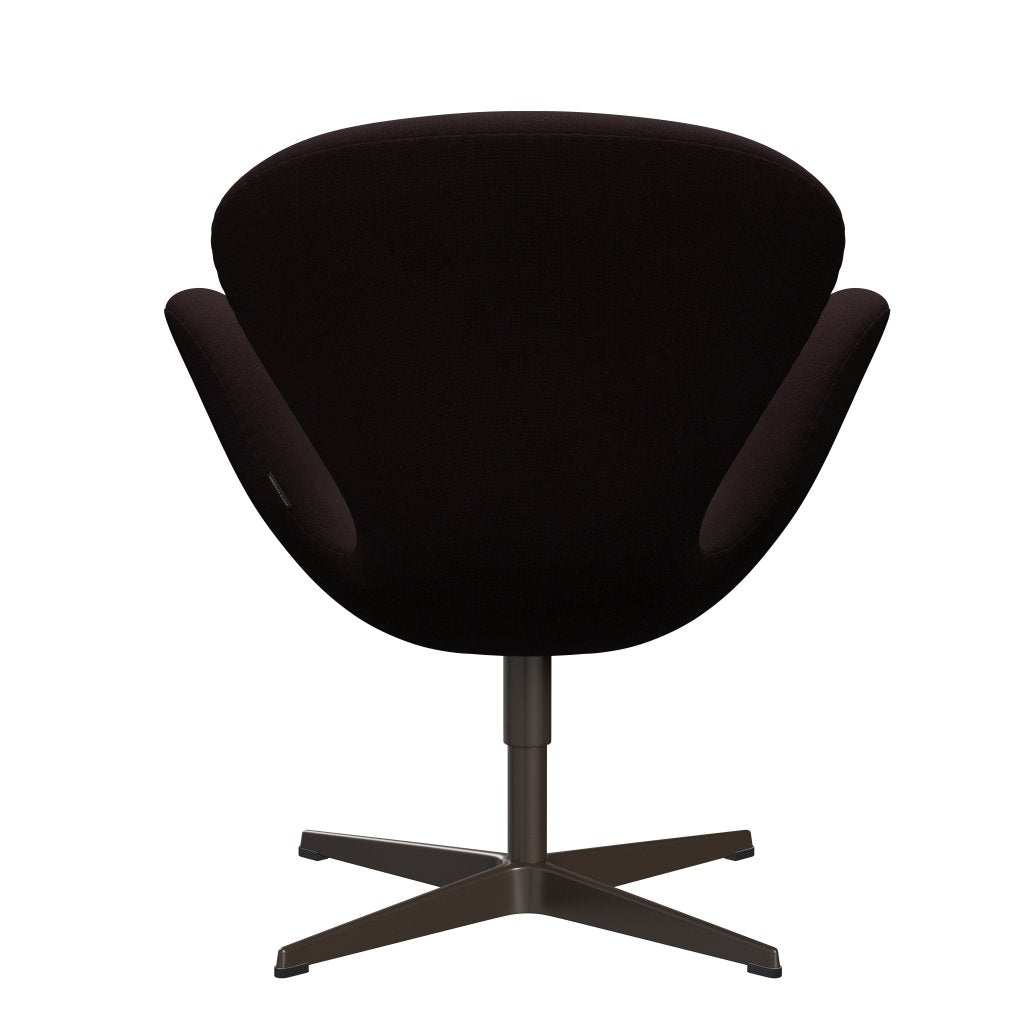 [product_category]-Fritz Hansen Swan Lounge Chair, Brown Bronze/Christianshavn Dark Red Uni-Fritz Hansen-3320-CH1142-BBBASE-FRI-4